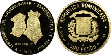 1989(c) 500 P Catholic Monarchs Au PR68DCAM