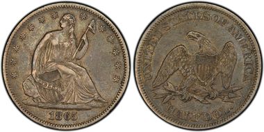 1865 50C XF45