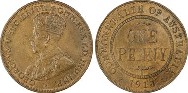 1917-I (c) 1D KM-23 MS64BN