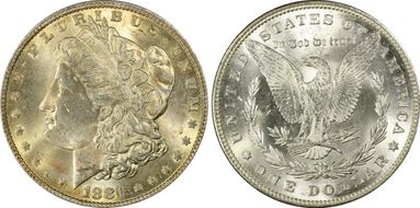 1881 $1 MS64