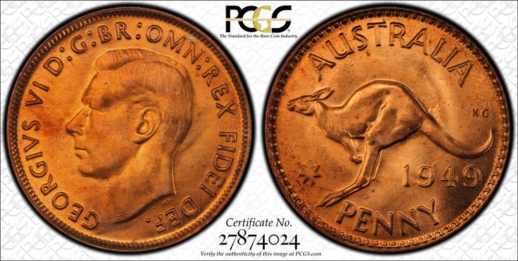 Cert 27874024 - Coin Image