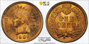 1902 1C MS65RB
