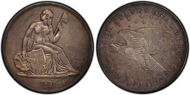 1836 $1 J-60 Original, Alignment I PR50
