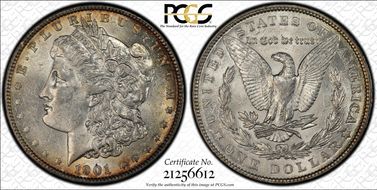 1901 $1 AU58
