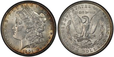1901 $1 AU58