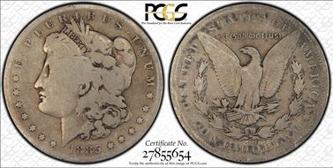 1885-S $1 VAM 9 S/S G4