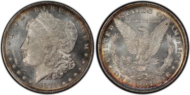 1878 8TF $1 VAM 15 Doubled Liberty MS63PL