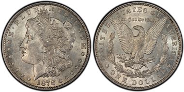 1878 7TF $1 R79 VAM 224 - 168 Reeds AU55