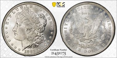 1882 $1 MS65
