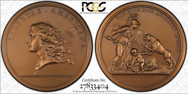 1983 Medal Libertas Am. Bronze Copy of Original Design MS67BN