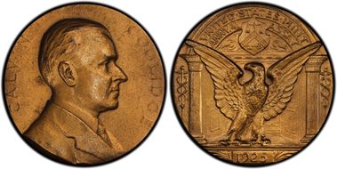 1925 AE Medal JK-AC-69, Calvin Coolidge SP63