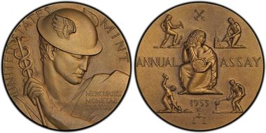 1953 AE Medal JK-AC-98, Mercury MS65
