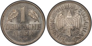 1954-G Mark J-385 MS65