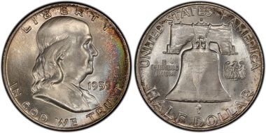 1959-D 50C MS67+ FBL