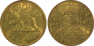 1944 5 Kr MS64