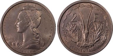 1948 P2 Fr Lec-9 Essai Cu-Ni SP65