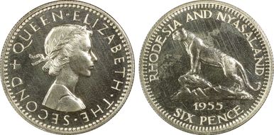 1955 6D KM-4a  Ag PR65