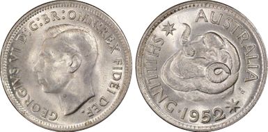 1952(m) Shil KM-46  Ag MS65