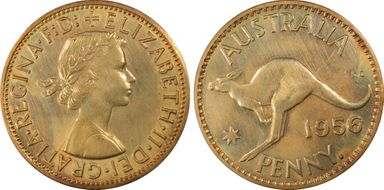 1956 Y. (p) 1D PR62RB