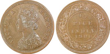 1901(c) 1/2 Pc Restrike PR63BN
