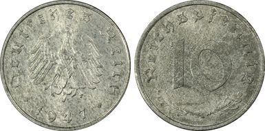 1938-A 10 Pfg J-364 MS65