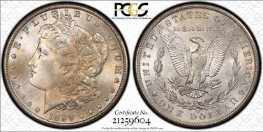 1899-O $1 MS66