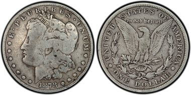 1878 8TF $1 VAM 14.8, Spiked Eye G6