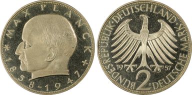 1968-G 5 Mk Gutenberg J-397 PR67DCAM