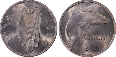 1954 Florin KM-15a MS65