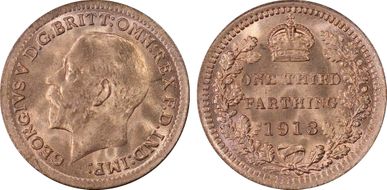 1913 1/3 Far S-4062 MS66RD