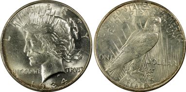 1934-D $1 MS63