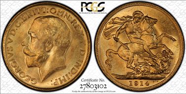 1914-M Sov S-3999 MS64+