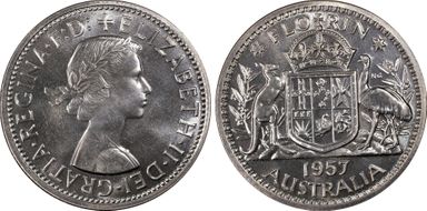 1957(m) Florin PR66+