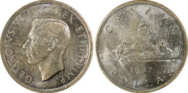 1937 S$1 Matte SP66