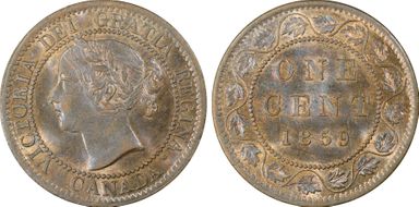 1859 1C Narrow 9 MS63RB