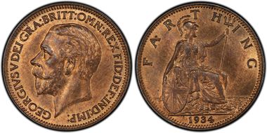 1934 1/4D S-4061 MS65RB