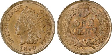 1890 1C MS64BN