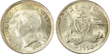 1950(m) 6D KM-45 Ag MS64+