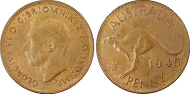 1945 Y. (p) 1D MS64RB