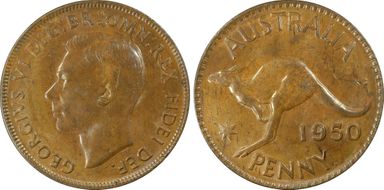 1950 Y. (p) 1D MS62BN