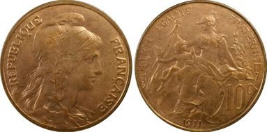 1911 10C Gad-277 F-136 MS66RB