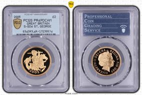 2005 £2 S-SD6 St. George PR69DCAM
