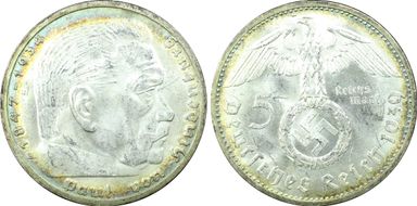 1939-B 5 Mk J-367 MS63