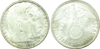 1939-B 2 Mk J-366 MS64