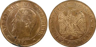 1854-MA 5C Gad-152 F-116 MS65RB