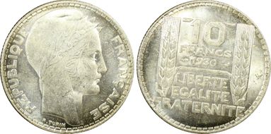 1930 10 Fr Gad-801 F-360 MS65