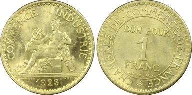 1923 1 Fr Gad-468 F-218 MS65