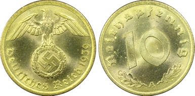 1939-A 10 Pfg J-364 MS66