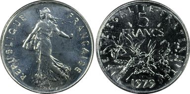 1979 5 Fr Gad-771 MS67