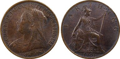 1901 1/4D S-3964 Blackened finish MS65